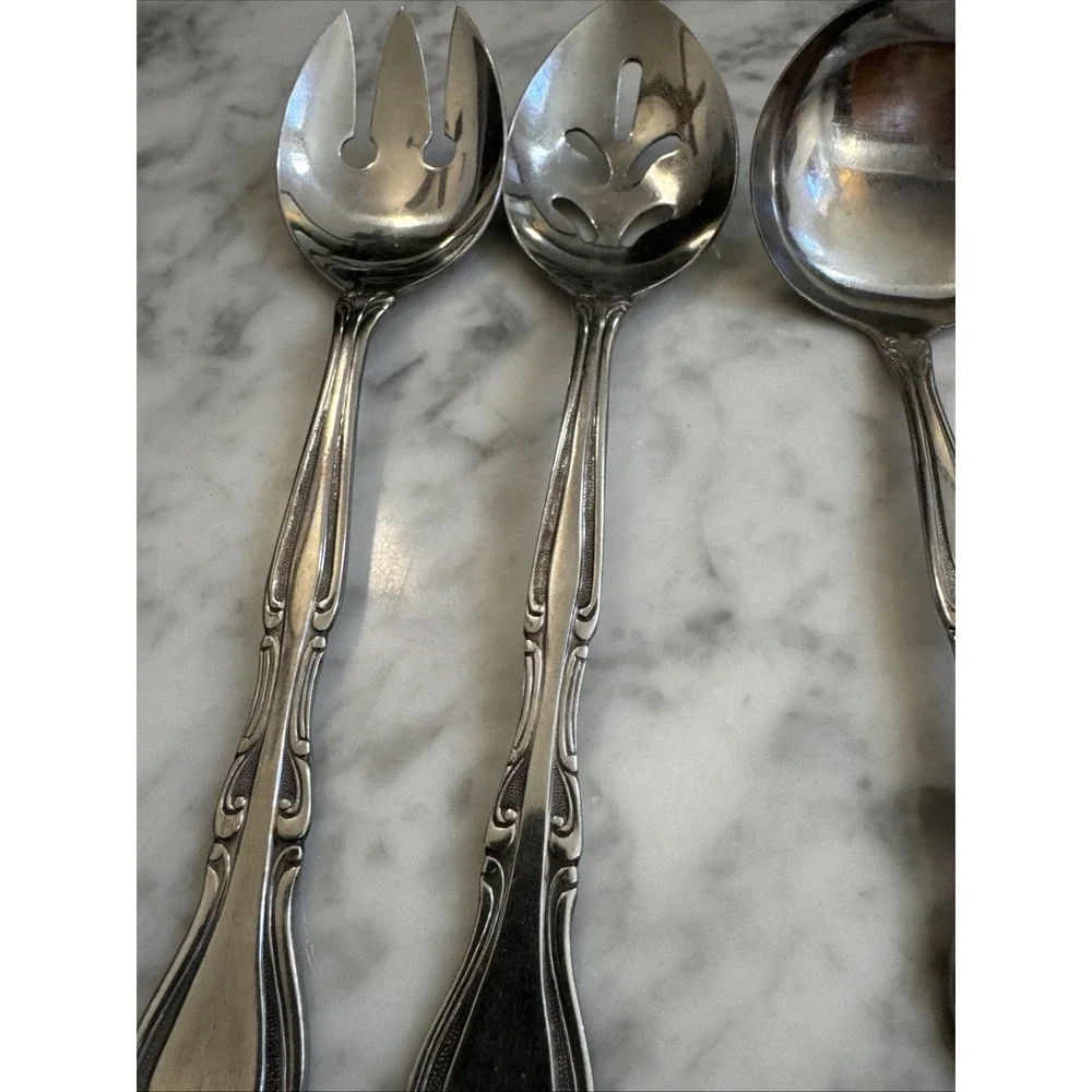 Stanley Roberts Rogers Co Stainless Korea Auberge‎ 5 Piece Hostess Set
